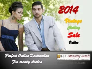 Trendy Vintage Clothing Collection Online at Emerging Trends