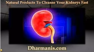 Natural Products To Cleanse Your Kidneys Fast