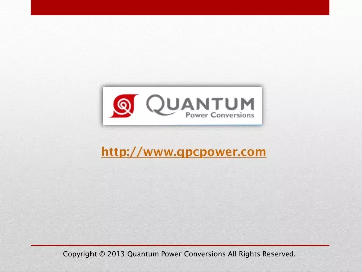 http www qpcpower com
