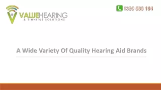 A Wide Variety Of Quality Hearing Aid Brands