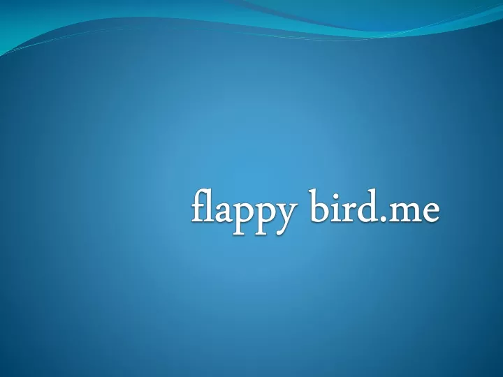 flappy bird me
