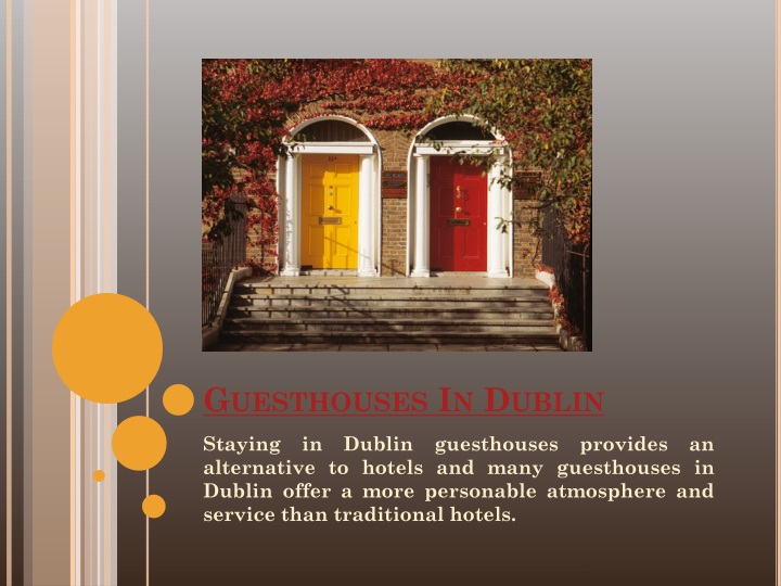 guesthouses in dublin