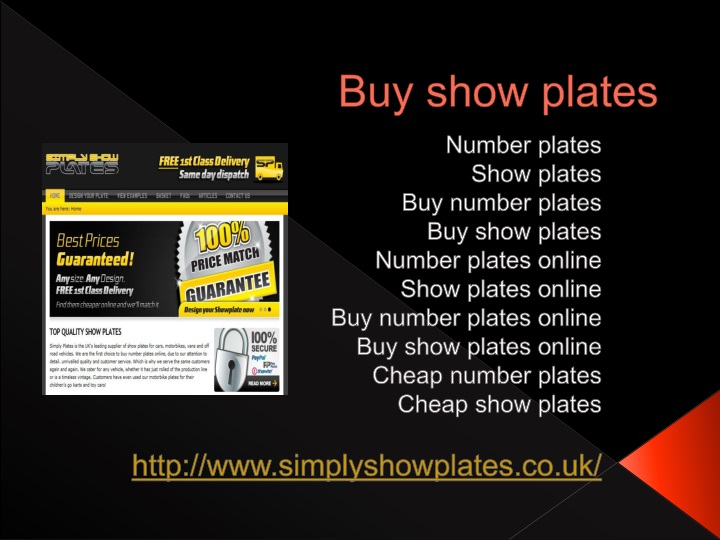 buy show plates
