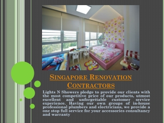 Singapore Renovation Contractors