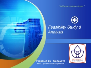 Feasibility Study &amp; Analysis