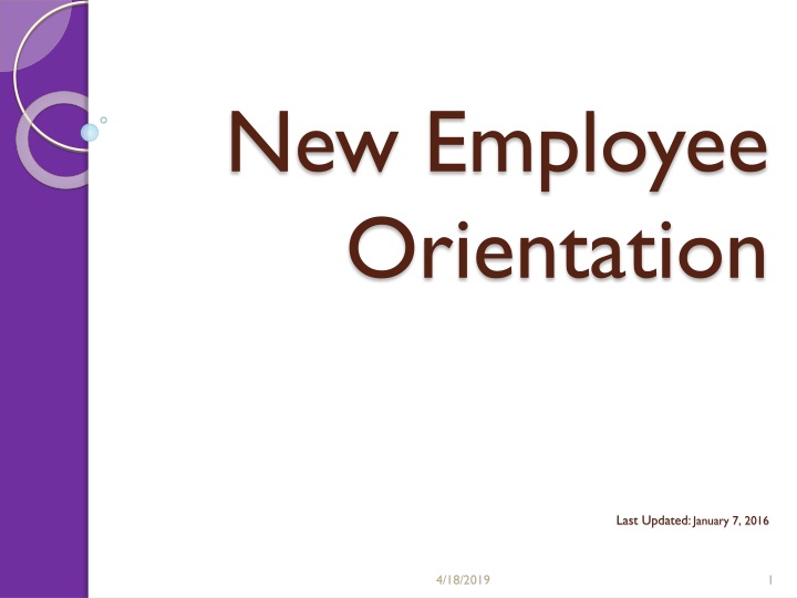 new employee orientation last updated januar y 7 2016