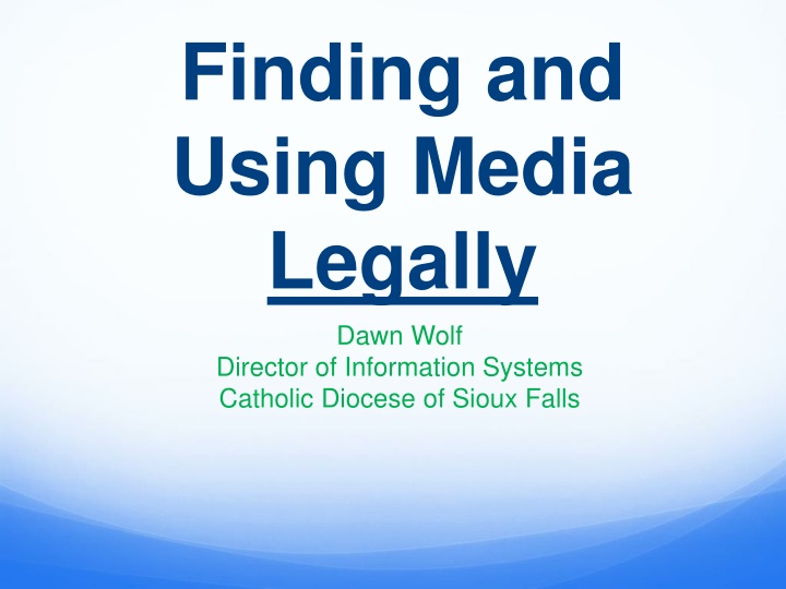 finding and using media legally