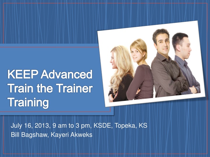 keep advanced train the trainer training