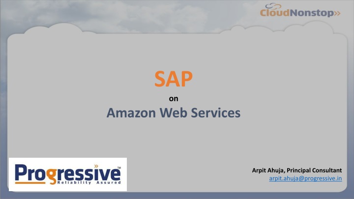 sap on amazon web services