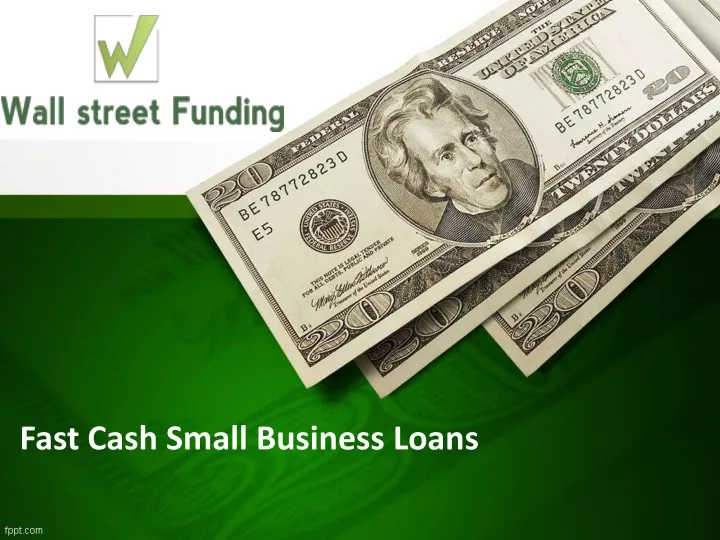 fast cash small business loans
