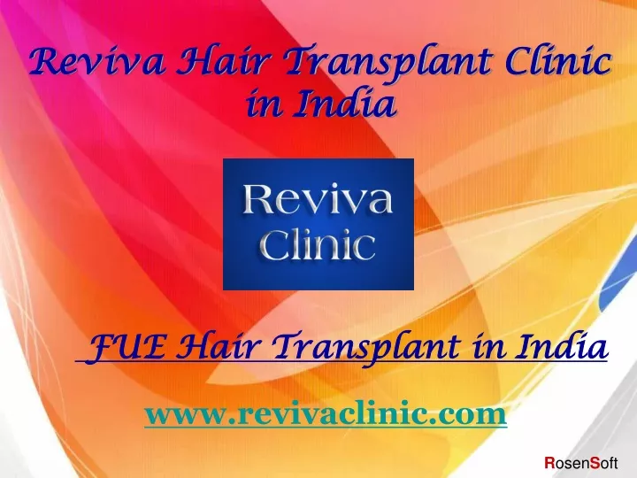 reviva hair transplant clinic in india
