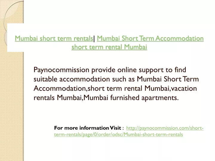 mumbai short term rentals mumbai short term accommodation short term rental mumbai
