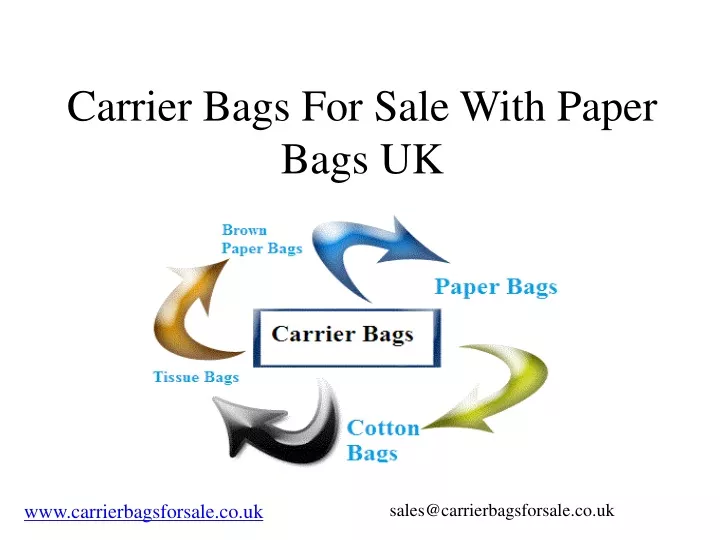 carrier bags for sale with paper bags uk