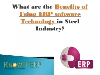 What are the Benefits of Using ERP software Technology in St