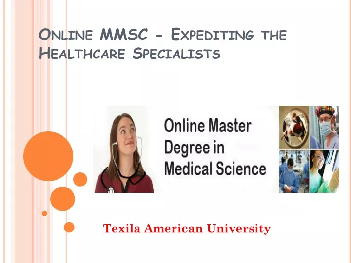 online mmsc expediting the healthcare specialists