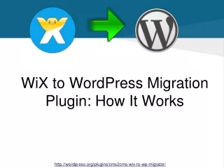 WiX to WordPress Migration Plugin: How-It-Works