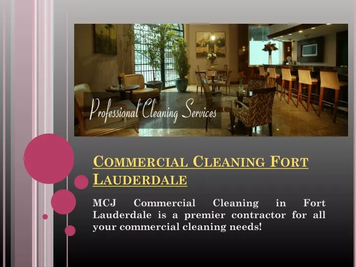 commercial cleaning fort lauderdale