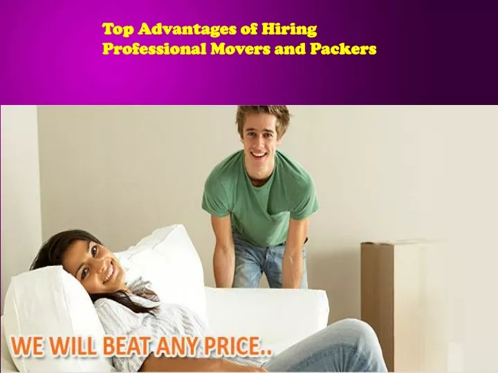 top advantages of hiring professional movers