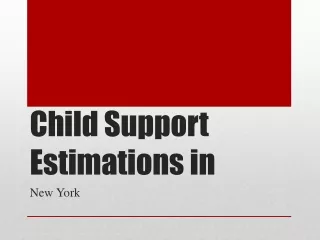 How Is Child Support Calculated In New York?