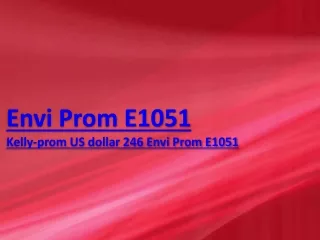 Kelly-prom US dollar 246 Envi Prom E1051