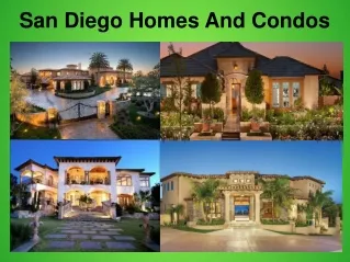 San Diego Homes And Condos