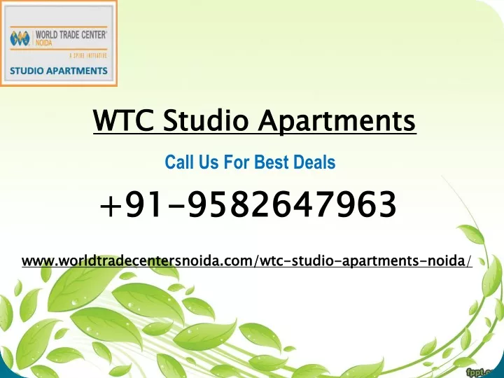 wtc studio apartments