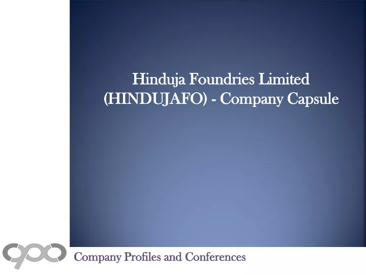 hinduja foundries limited hindujafo company