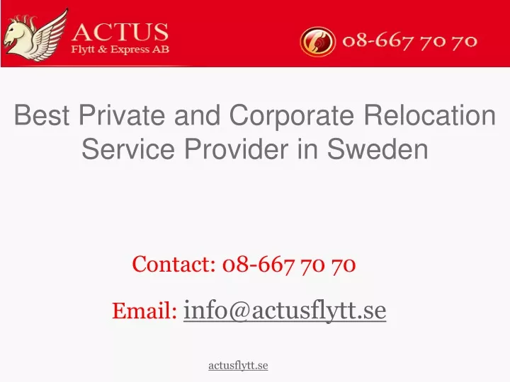 best private and corporate relocation service