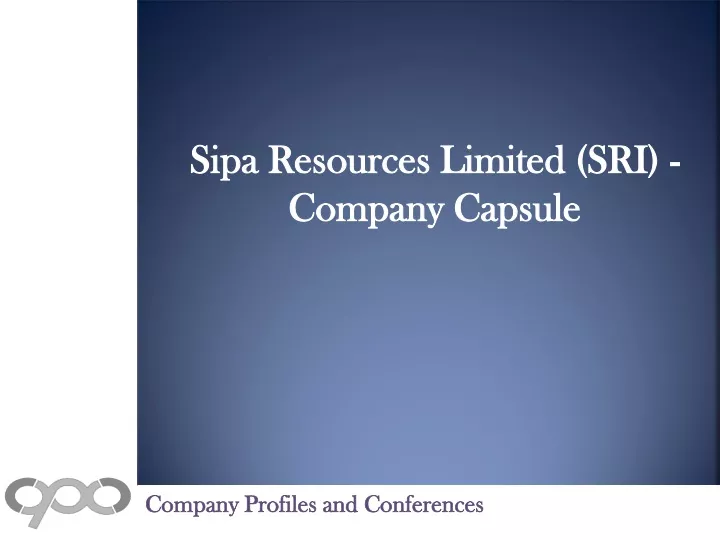 sipa resources limited sri company capsule