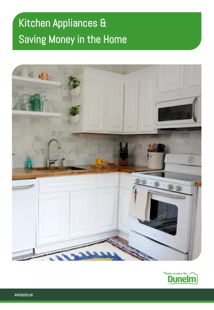 kitchen appliances saving money in the home