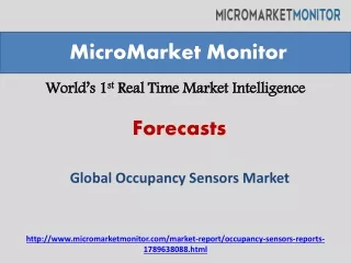 Global Occupancy Sensors Market Research Report