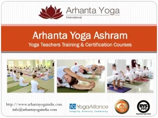 Arhanta Yoga Ashram - Yoga Teachers Training India