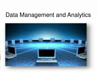 Data Management and Analytics