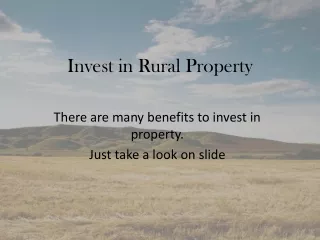 Jeff Akstin Benefits of Investing in Land