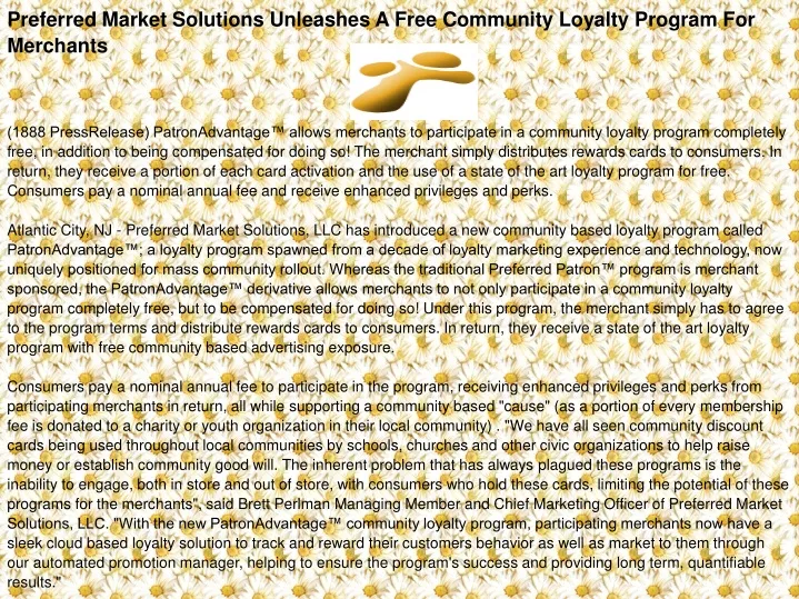 preferred market solutions unleashes a free