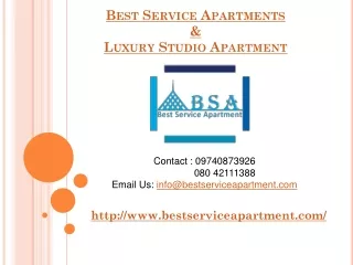 Best Service Apartment