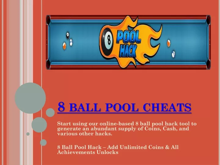 8 ball pool cheats