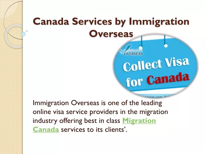 canada services by immigration overseas