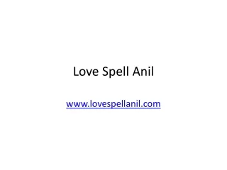 Love Spell by Anil