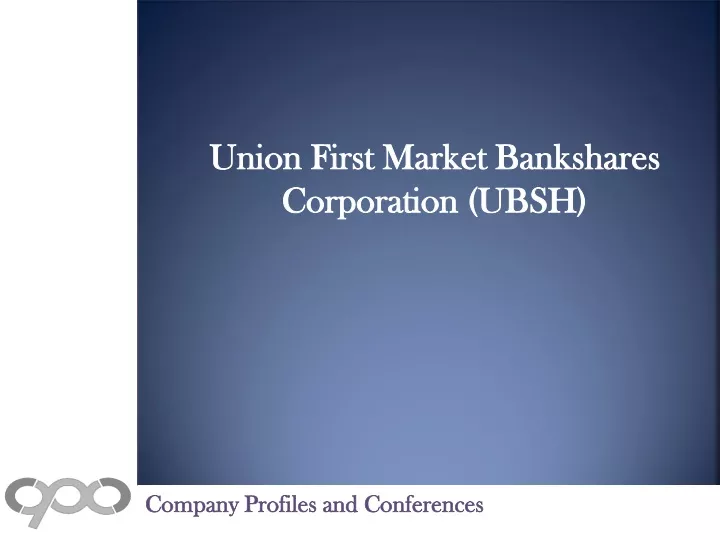 union first market bankshares corporation ubsh