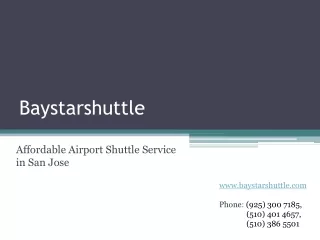 Affordable Airport Shuttle Service in San Jose