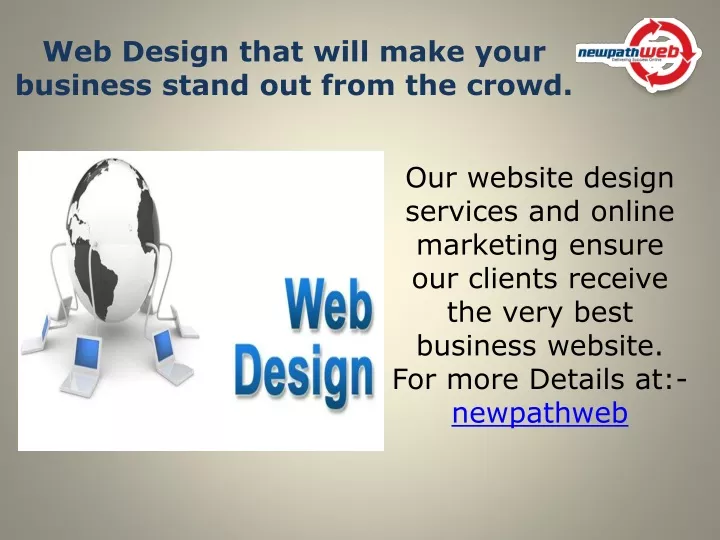 web design that will make your business stand out from the crowd
