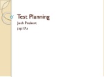 Test Planning
