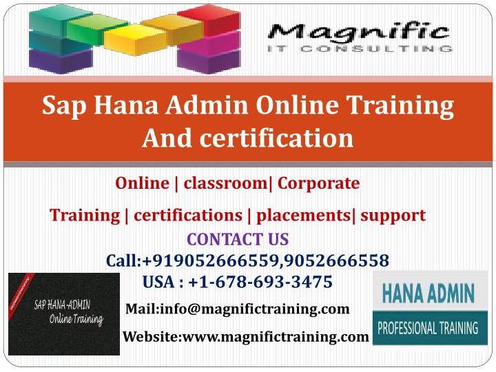 s ap hana admin online training and certification