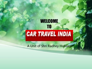India's best car travel tour
