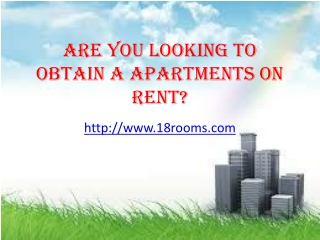 Get service apartments for your business needs or for Living