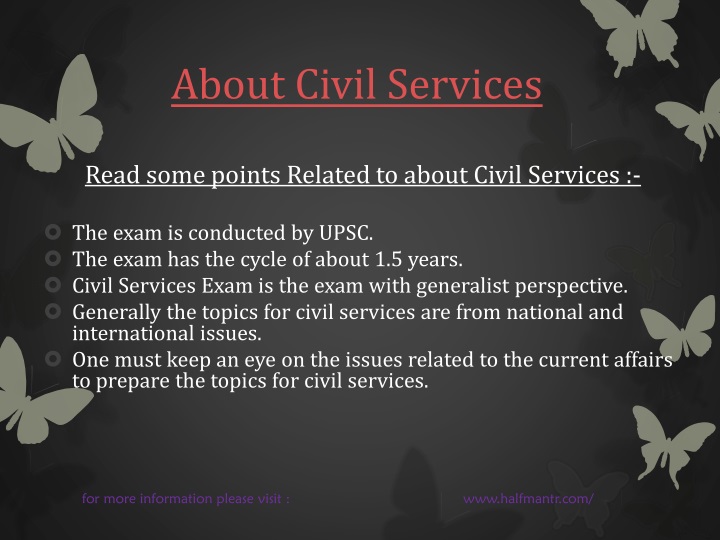 about civil services