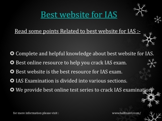 Getting important information about Best website for IAS