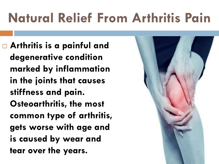 natural relief from arthritis pain