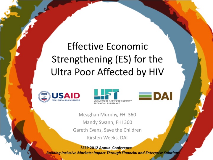 effective economic strengthening es for the ultra poor affected by hiv